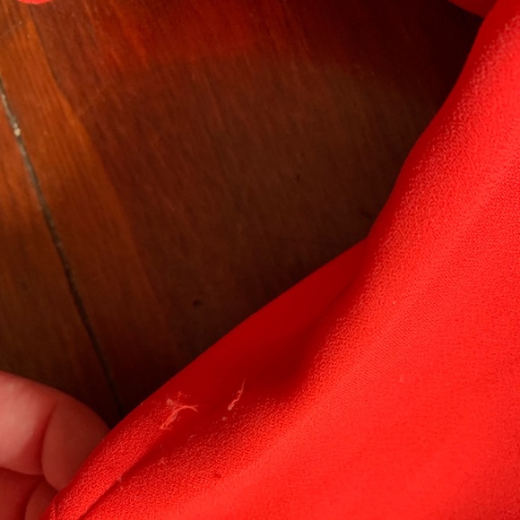 BANANA REPUBLIC Red short sleeve shift dress - Picture 6 of 6